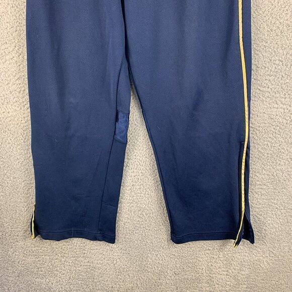Nike Track Pants Mens‎ Medium Blue Basketball Winter Outdoor Gym Run Ankle Zip - Picture 2 of 14